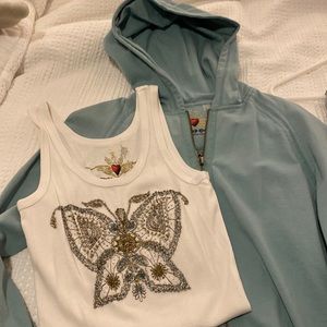 Twisted Heart jogging suit with tank